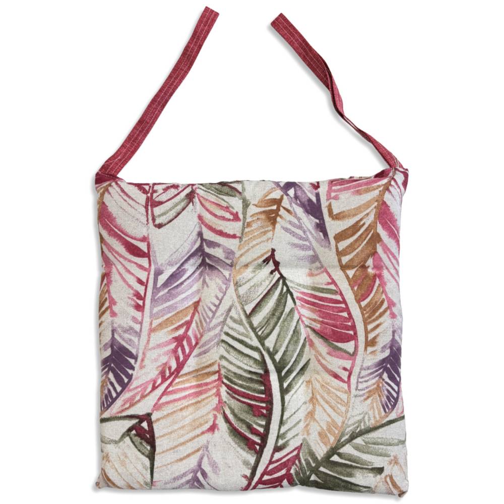 Cuscino per sedia Felci fucsia