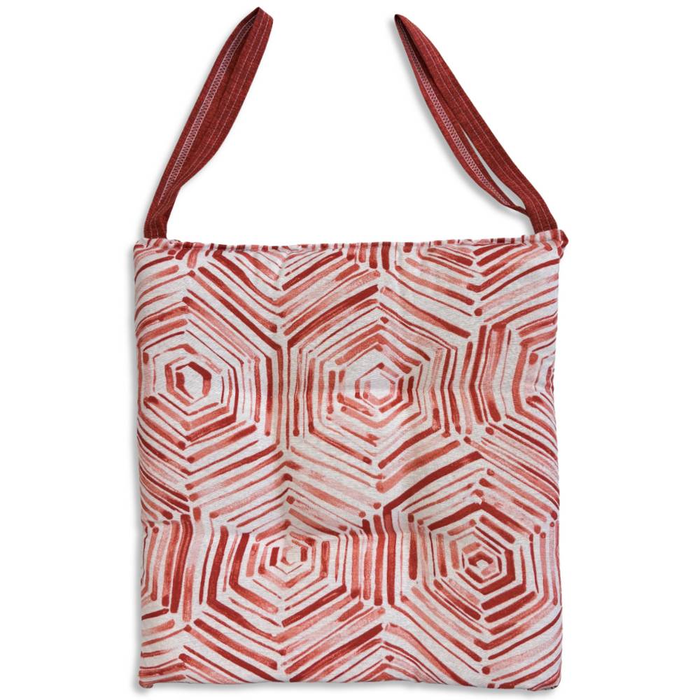 Cuscino per sedia Esagono ruggine