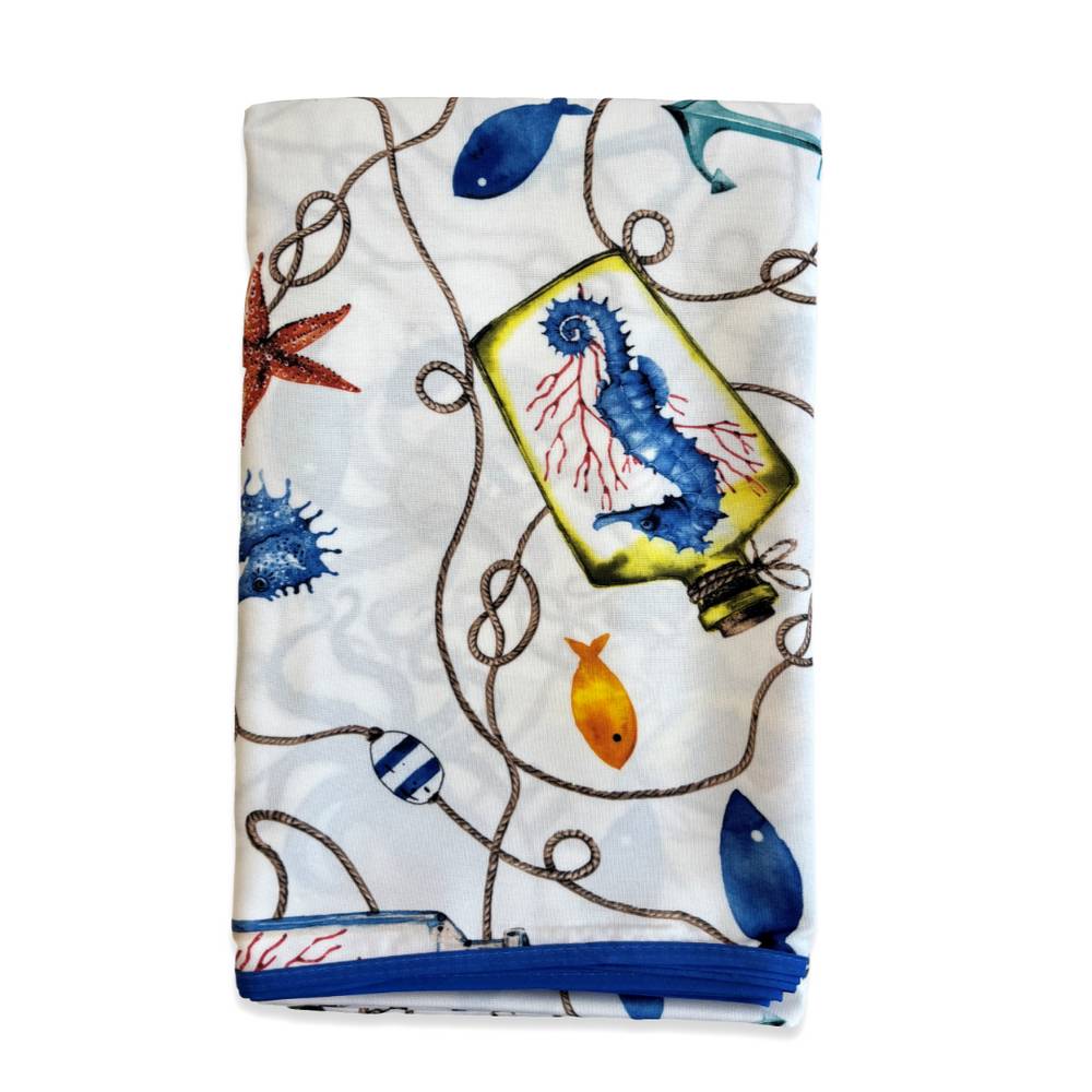 Tovaglia antimacchia Messaggi cavalluccio marino 150 x 180