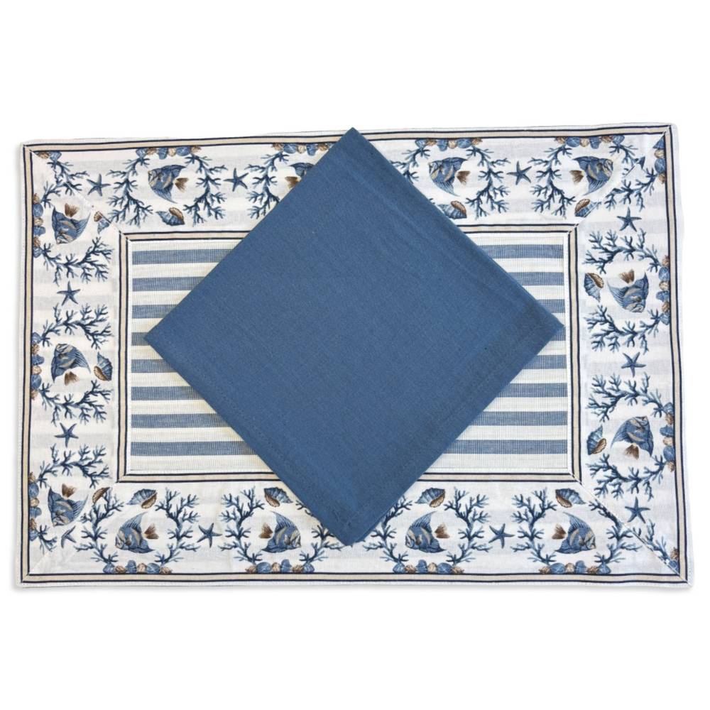 Tovaglietta Americana Pesciolino mare blu