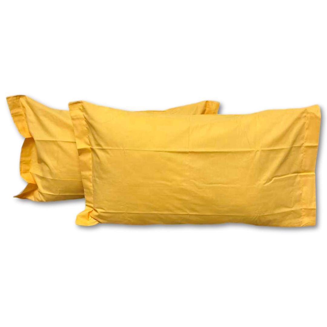 Coppia Federe con volant Vaniglia Personalizzate