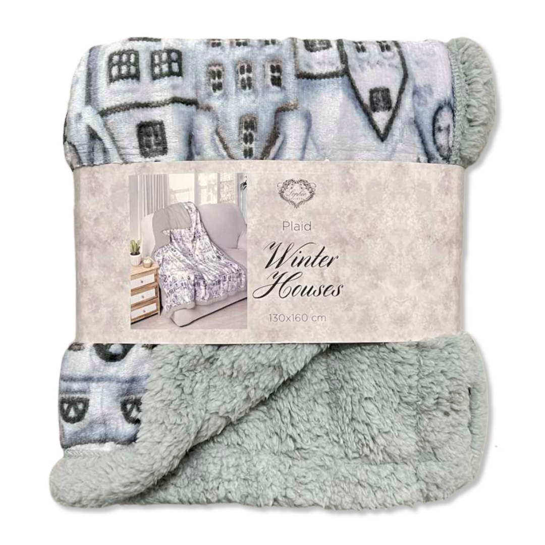 Plaid Sherpa Winter House 130 x 160