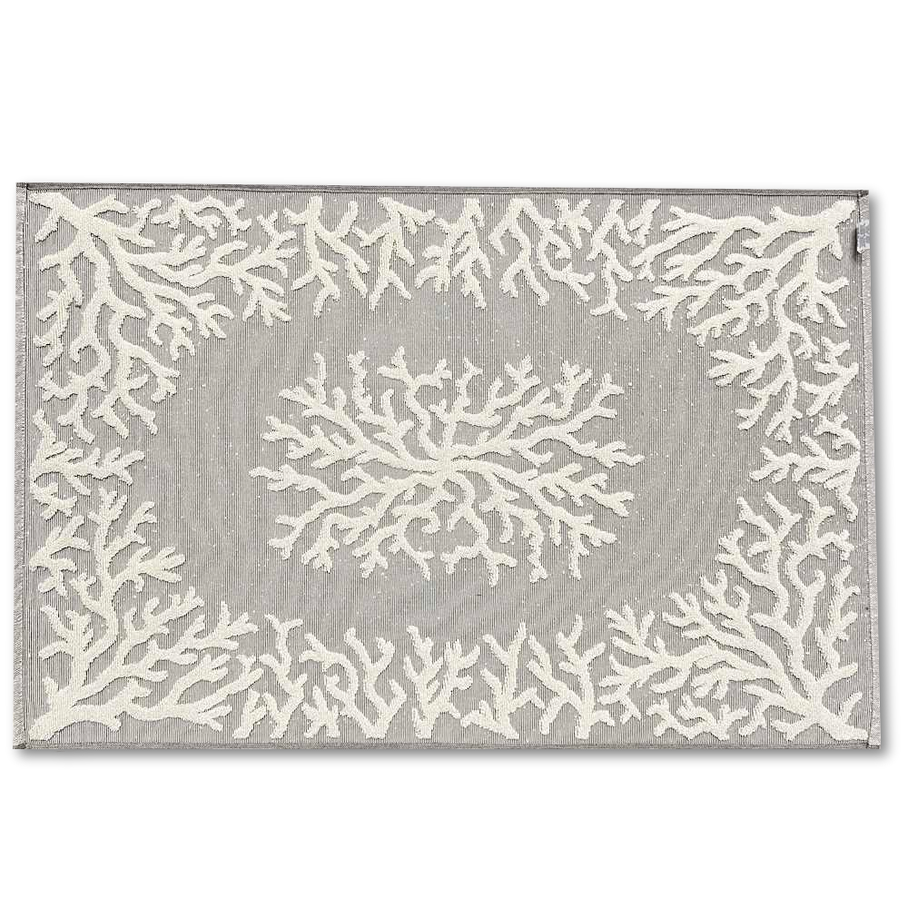 Tappeto Corallo Jacquard tortora 60 x 120