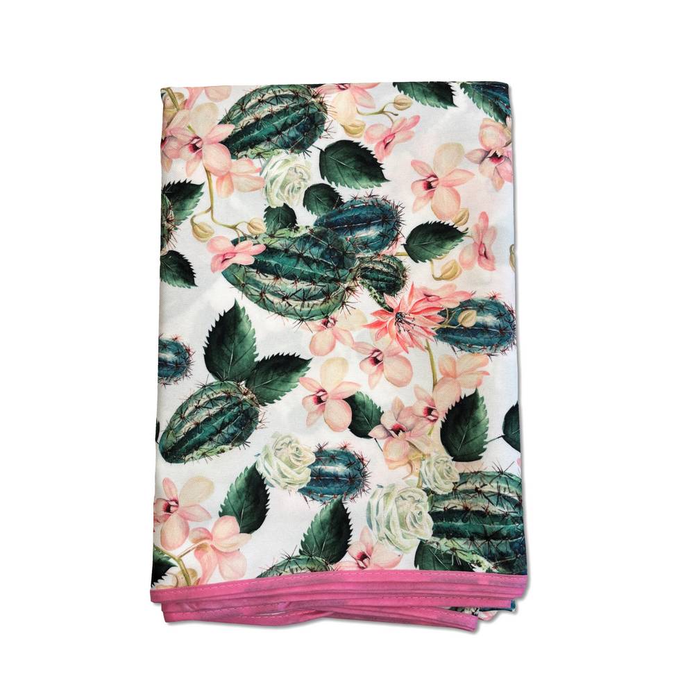 Tovaglia antimacchia Hydro Gallas Cactus e Fiori 140 x 180