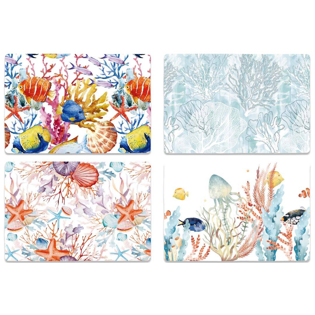 Set 4 Tovagliette americane in PVC Coral