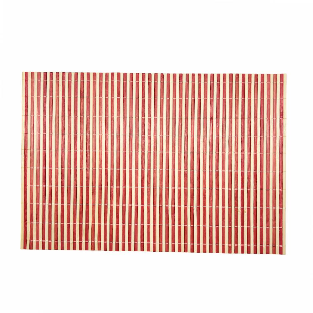 Tovaglietta americana in bamboo rosso