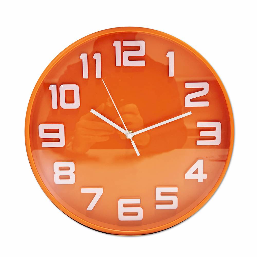  Orologio da parete essential arancio
