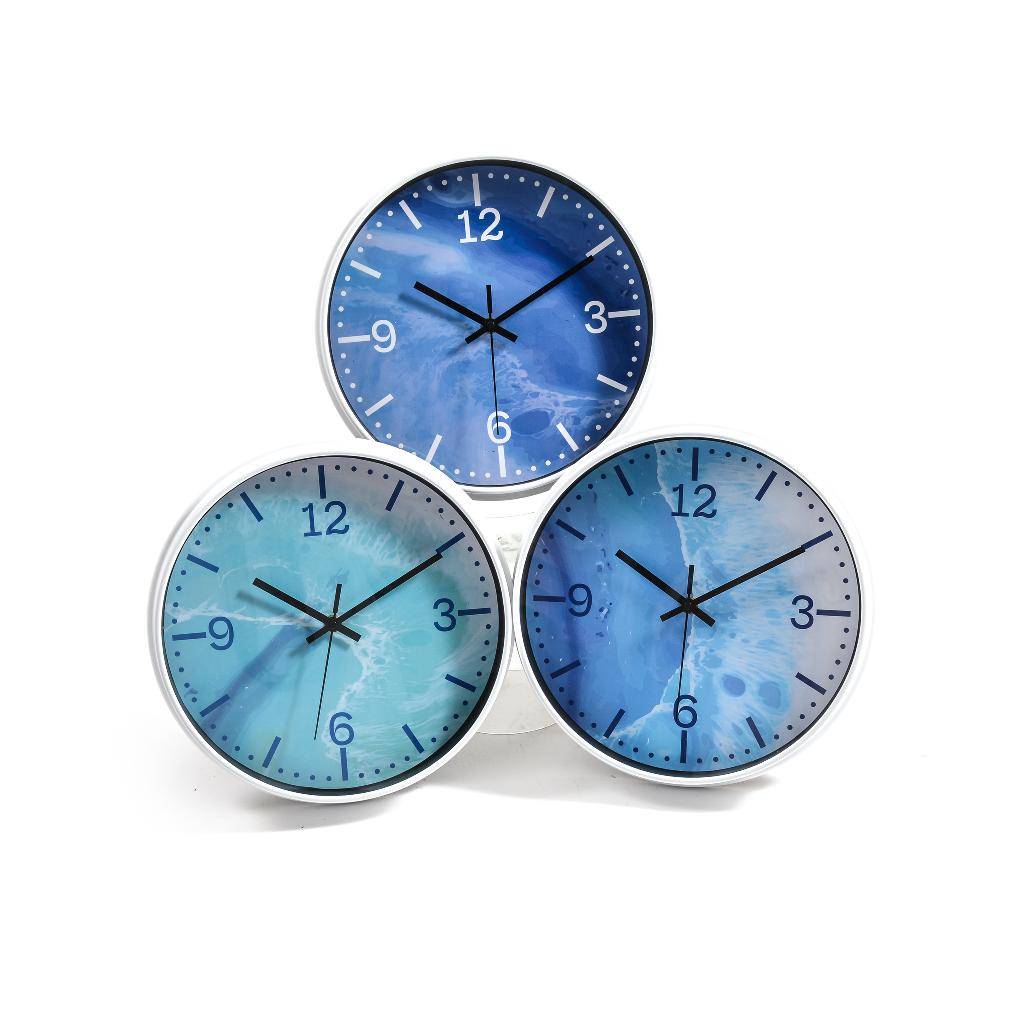  Orologio da parete onde acquamarina