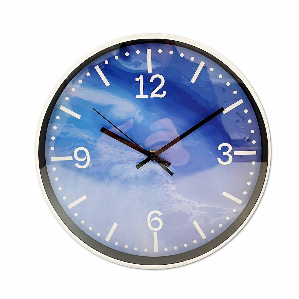  Orologio da parete onde blu