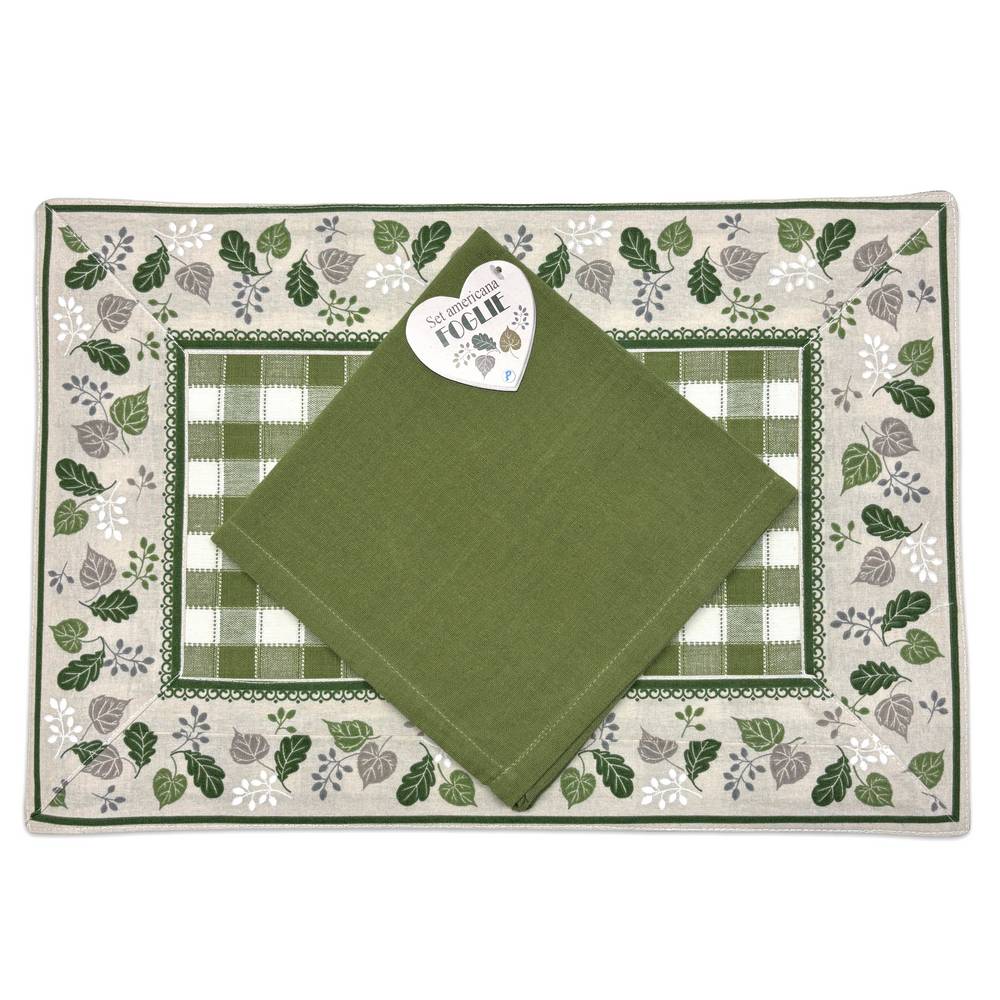 Tovaglietta Americana Foglie
