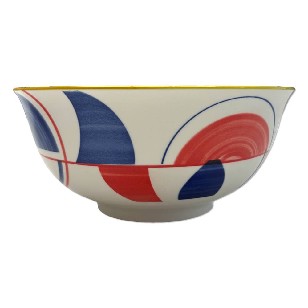 Ciotola da portata astratto giallo