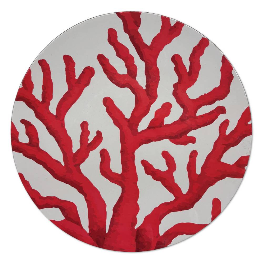 Sottopiatto Corallo rosso 33 cm