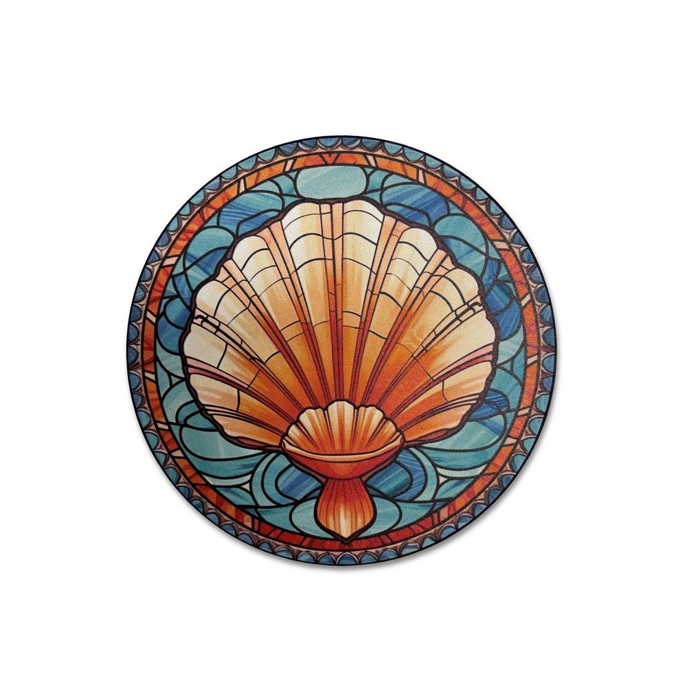 Piastrella sottopentola Mosaico conchiglia diam. 20