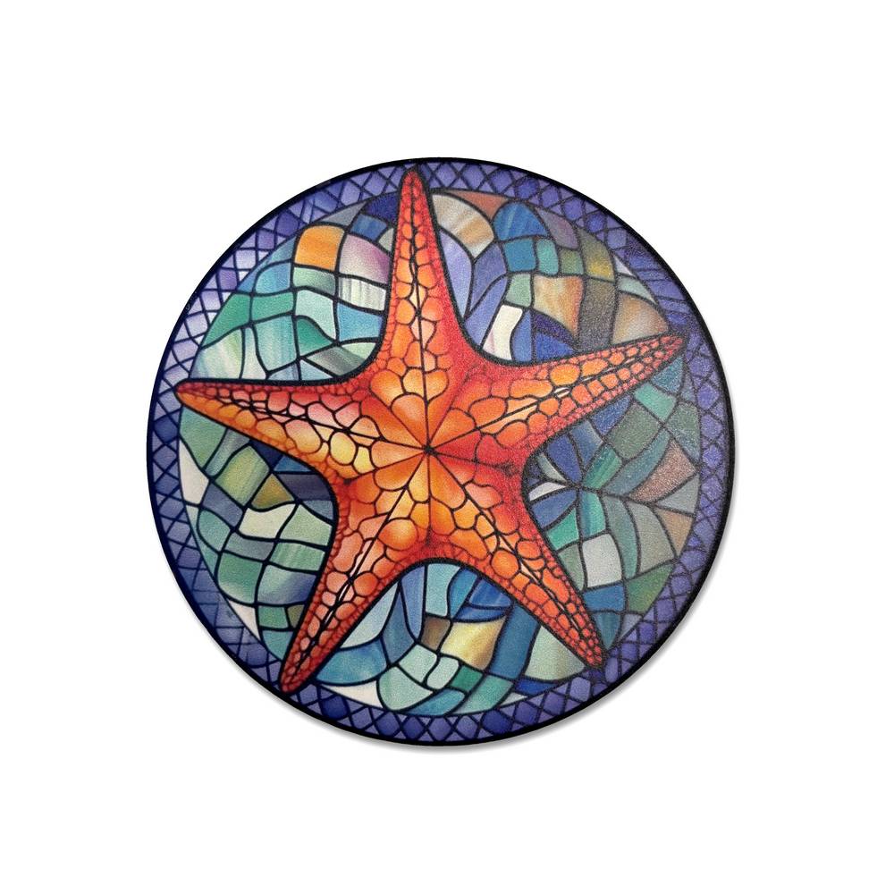 Piastrella sottopentola Mosaico stella marina diam. 20