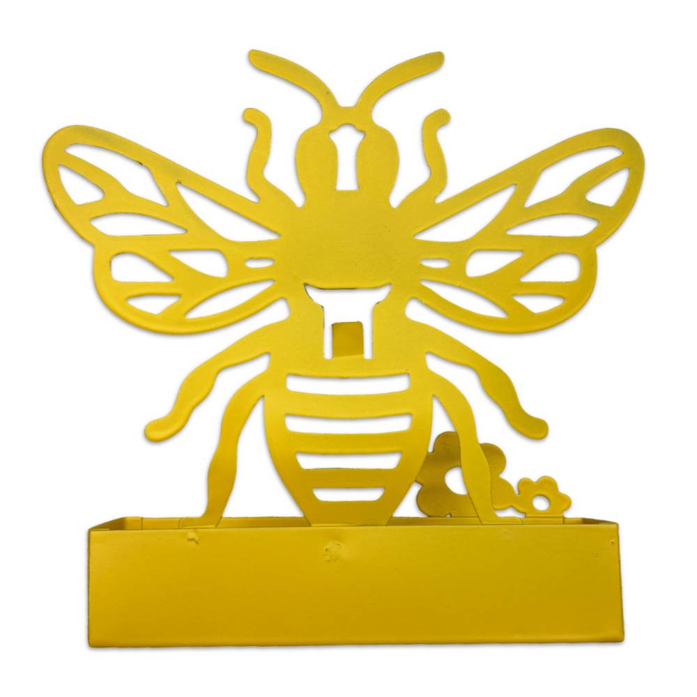 Porta zampirone in Metallo Ape gialla