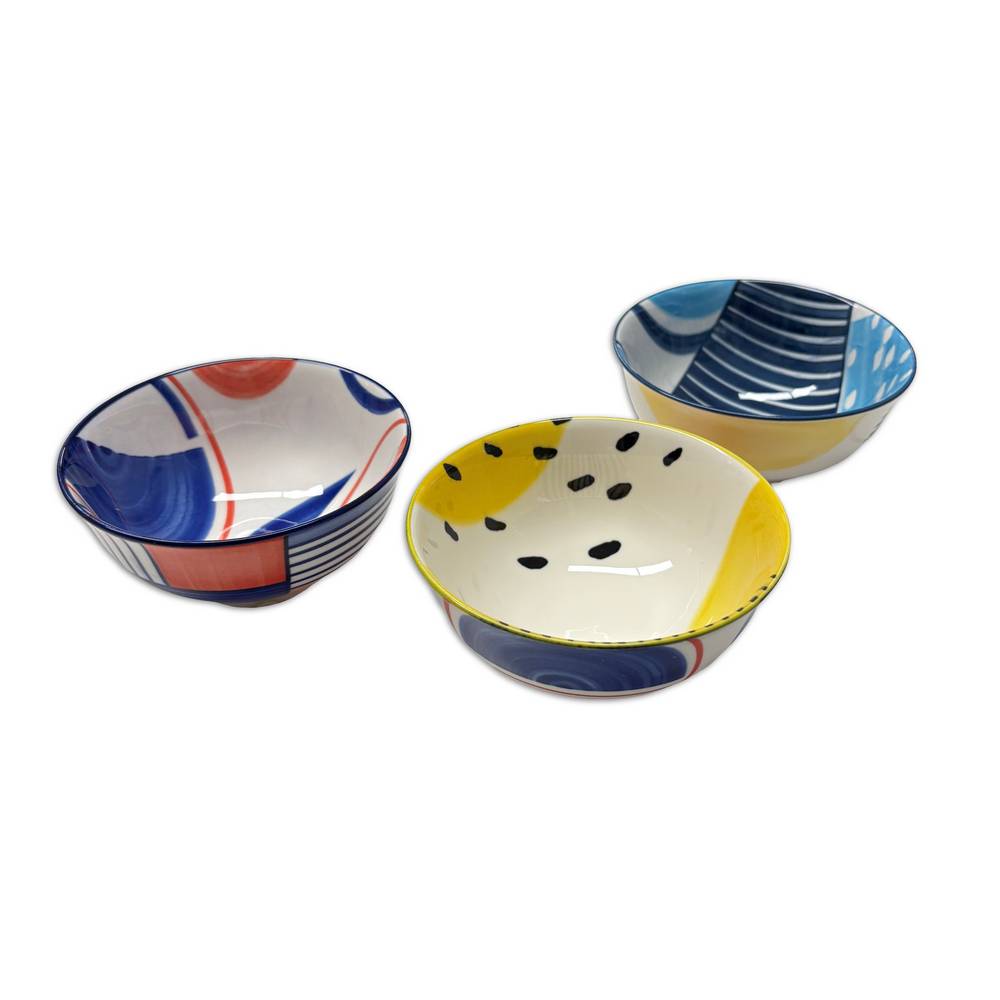 Ciotolina da aperitivo Astratto rosso bianco e blu