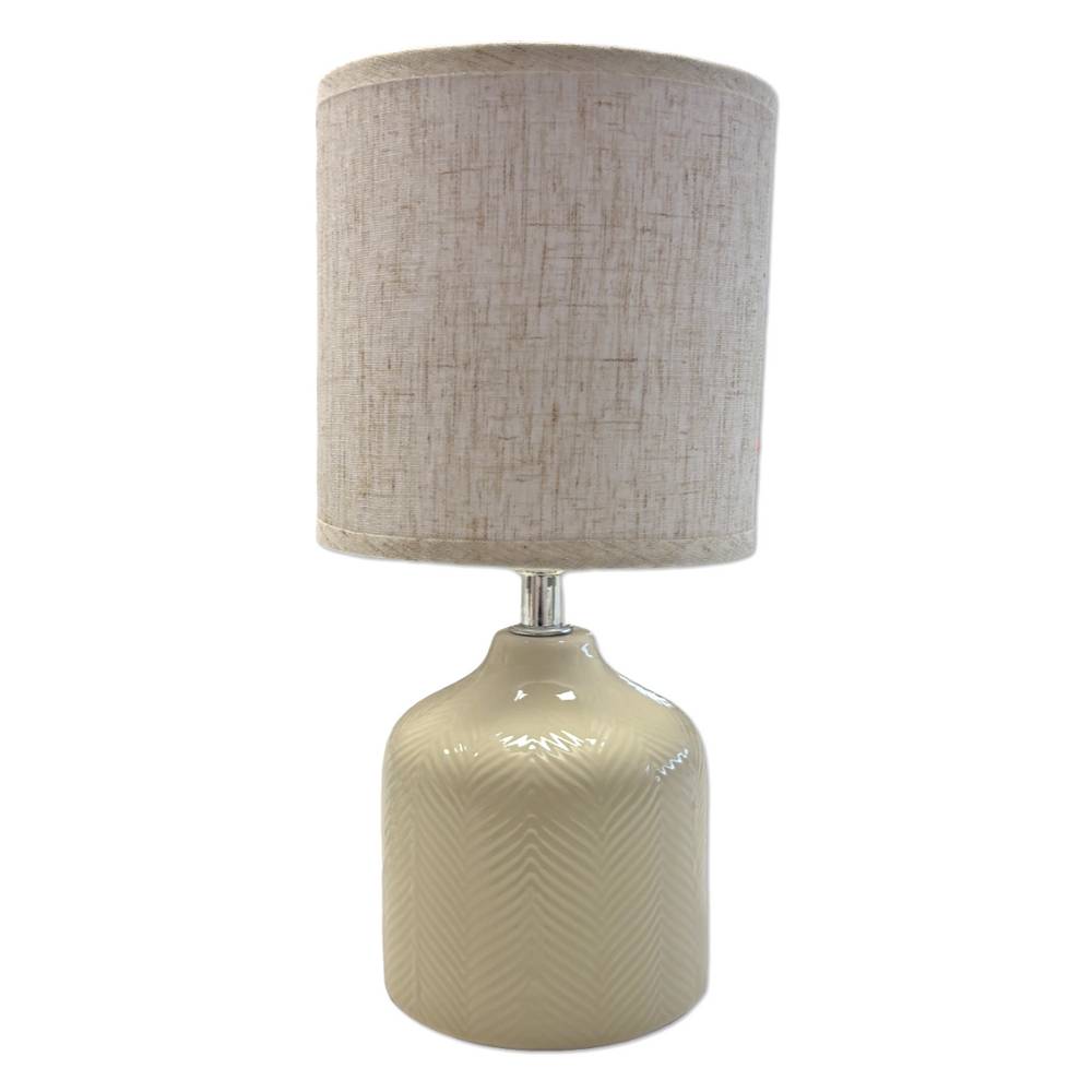 Lampada spigata in ceramica Panna