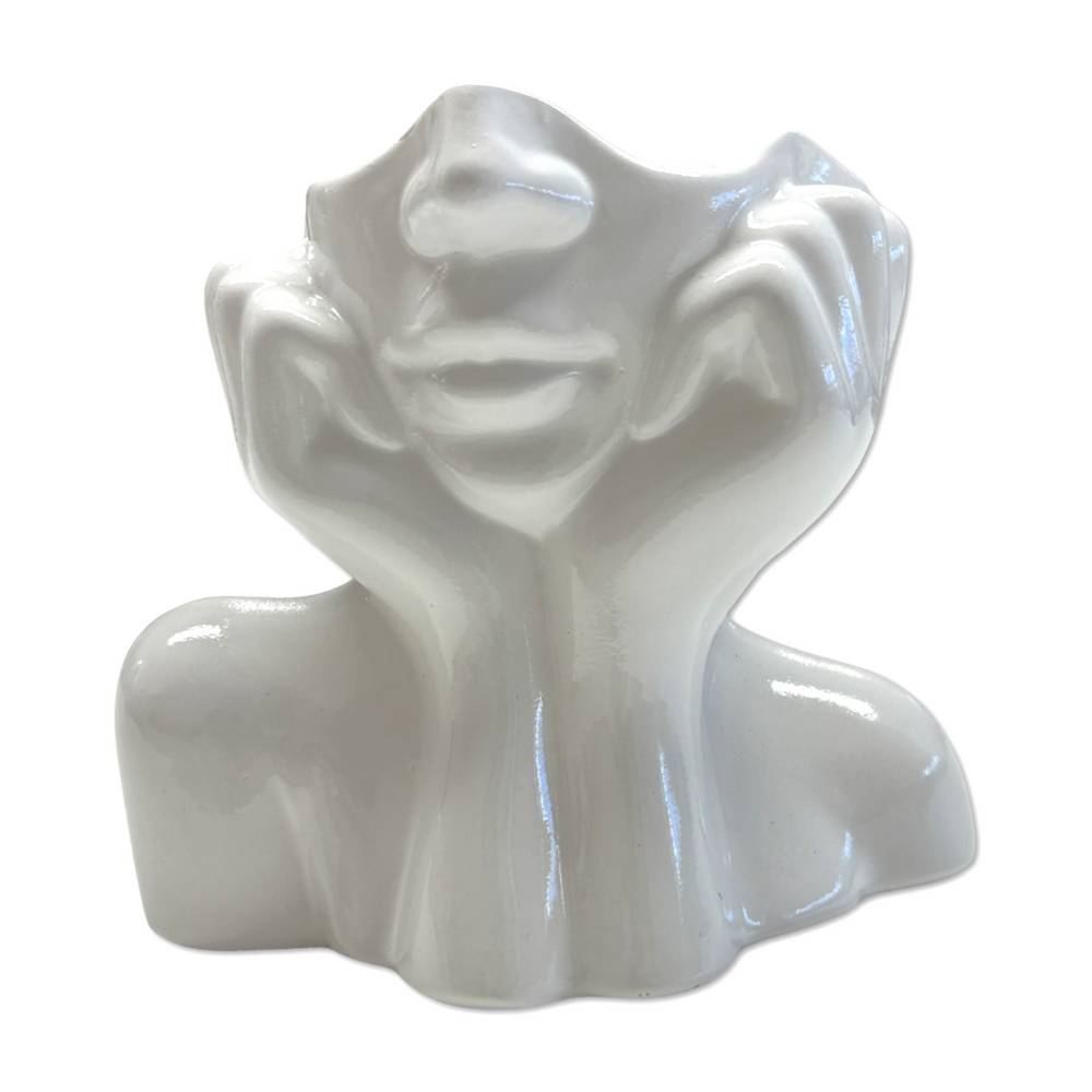 Vaso in Resina Donna Atena