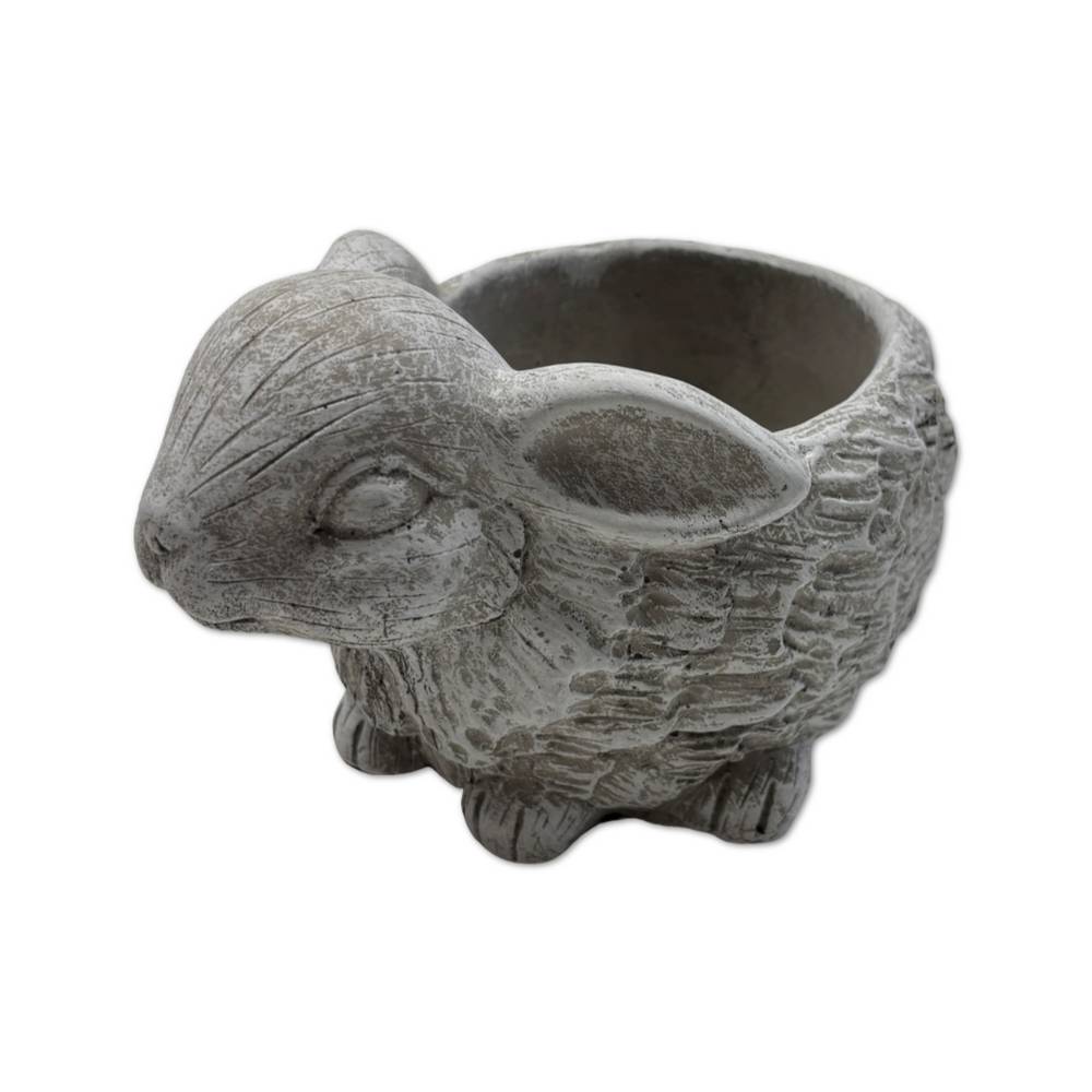 Vaso in cemento Ovar coniglietto