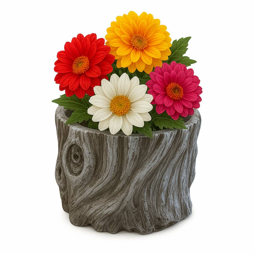 Vaso in cemento Elvas tronco