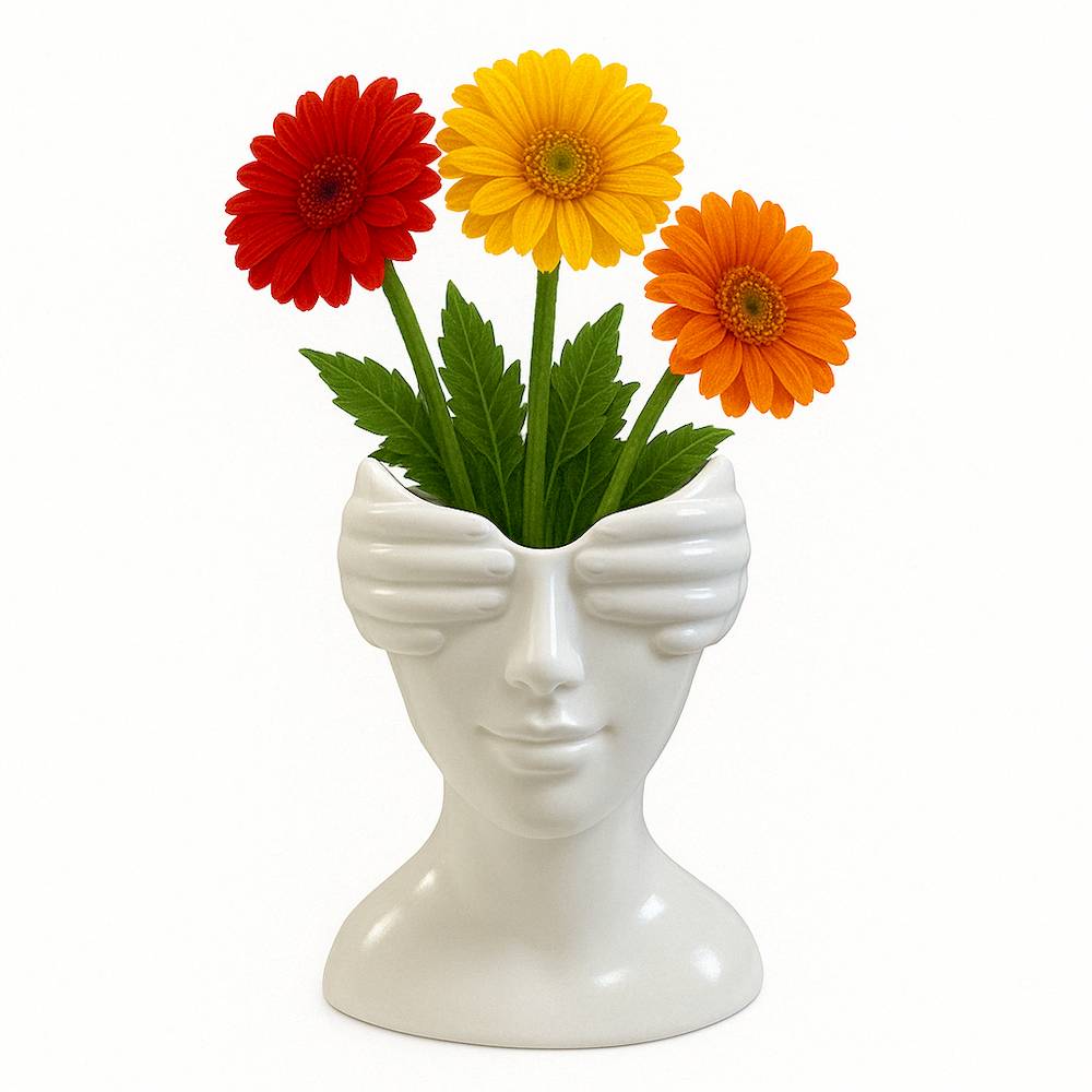 Vaso in Resina Donna Selene