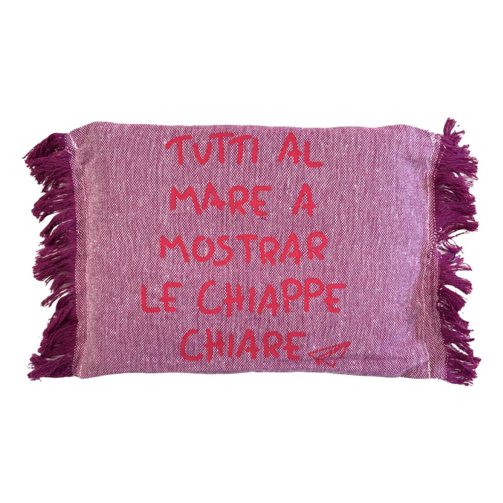 Pochette + fouta Tutti al mare Lilla 90 x 180