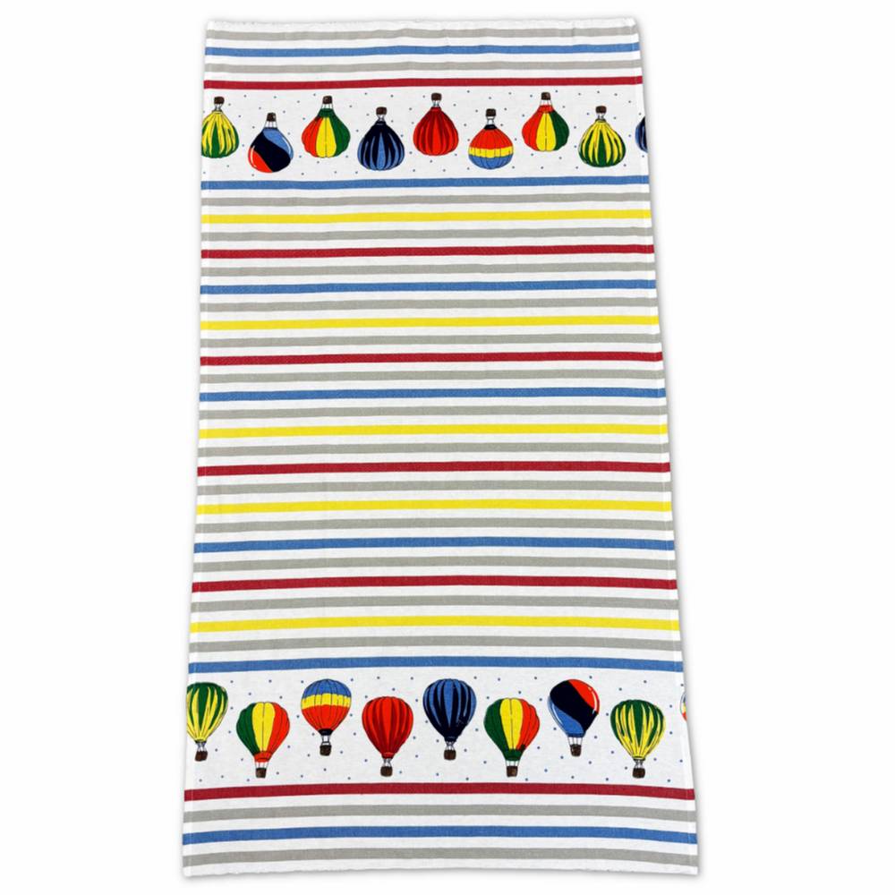 Fouta Telo Mare Air Baloon Mongolfiere multicolor rigato 90 x 190
