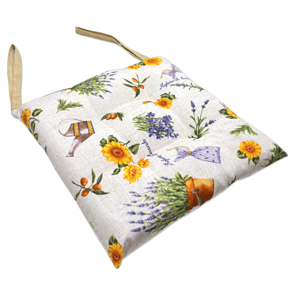 Cuscino per sedia Lavanda floreal