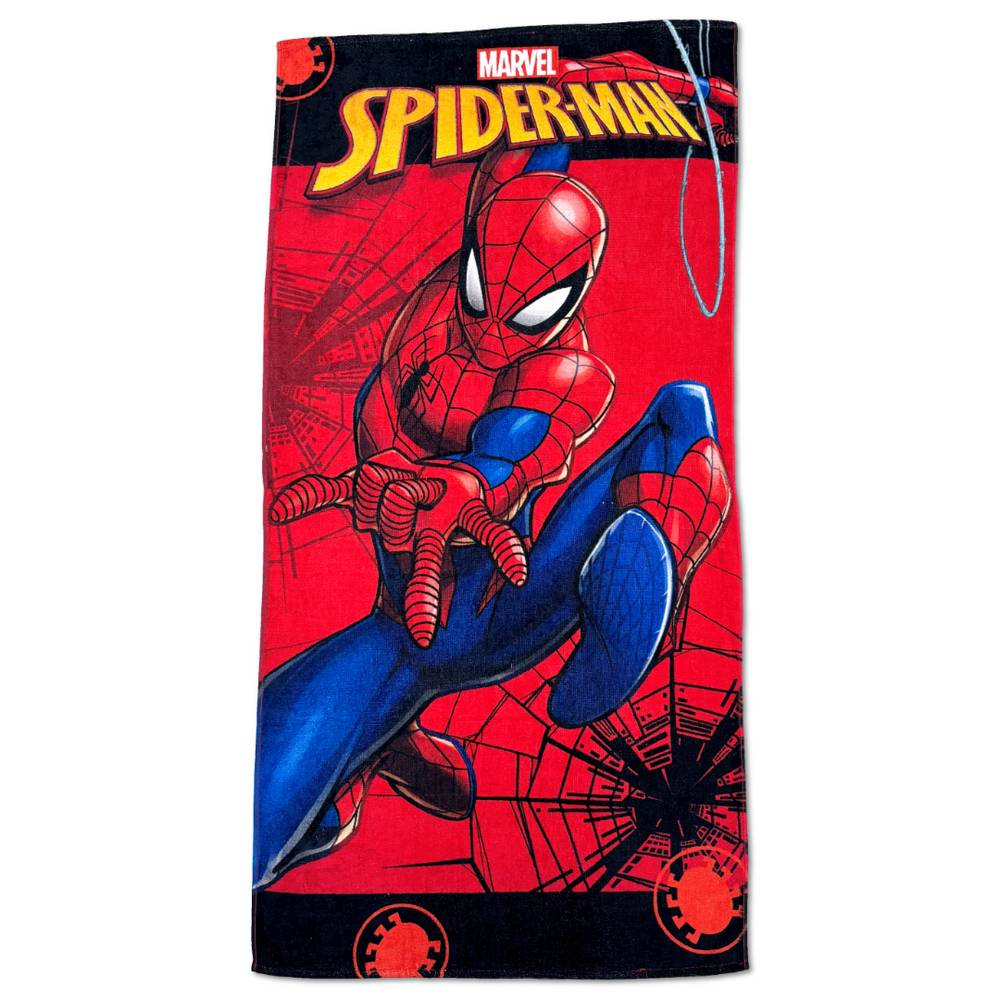 Telo Mare Spugna Marvel Spider-Man Ragnatela 70 x 140