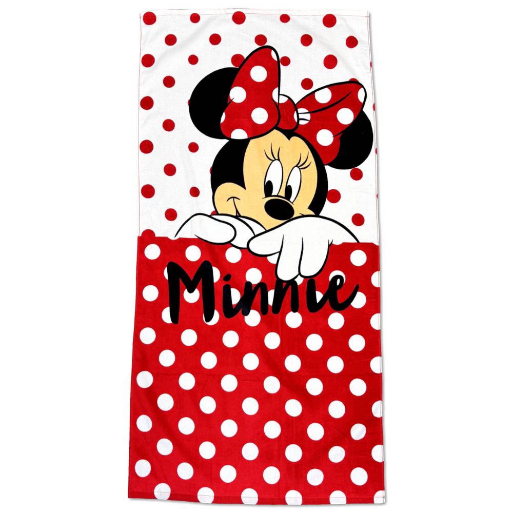 Telo Mare Spugna Disney Minnie 70 x 140