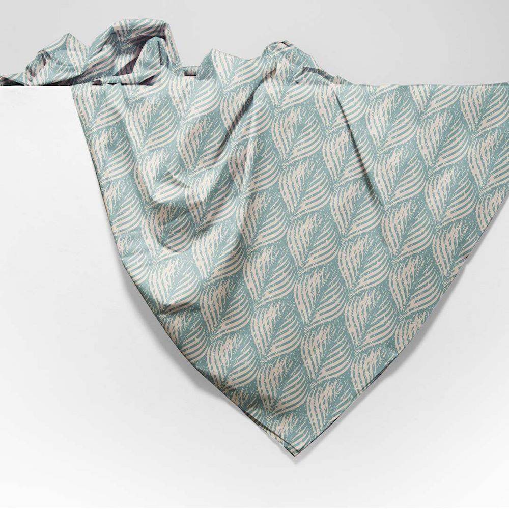 Copritutto Foulard cotone leggero Tilla azzurro 170 x 295