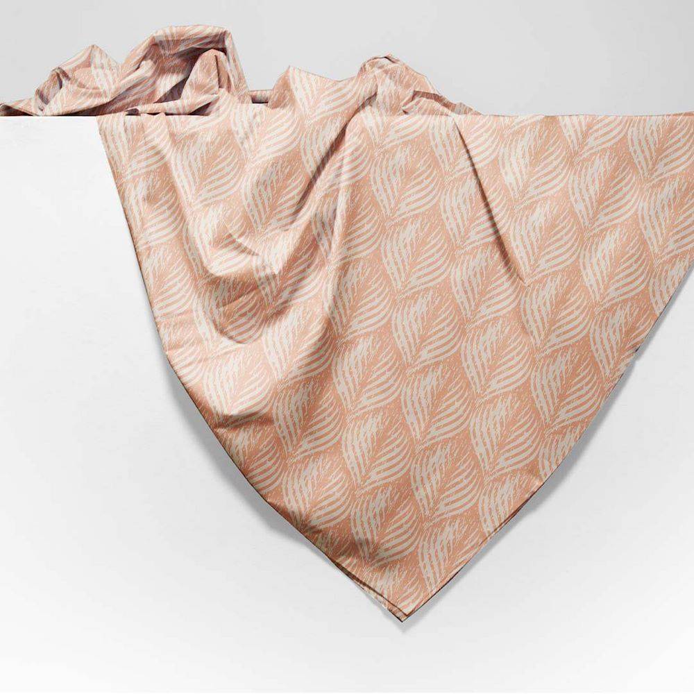 Copritutto Foulard cotone leggero Tilla pesca 260 x 295