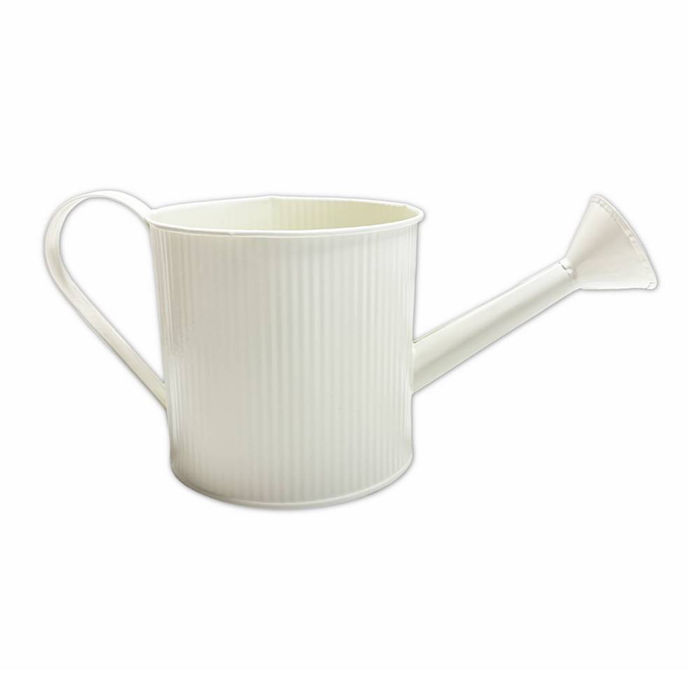 Vaso innaffiatoio in metallo Bianco 31 x 12 x 13