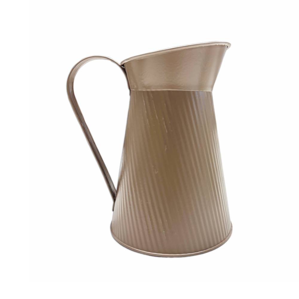 Vaso caraffa in metallo Tortora 13 x 16 x 19