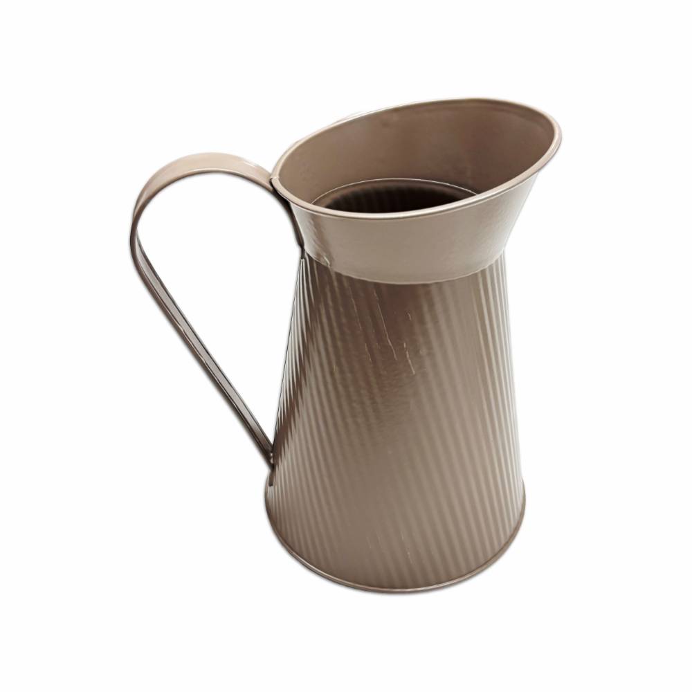 Vaso caraffa in metallo Tortora 11 x 14 x 16