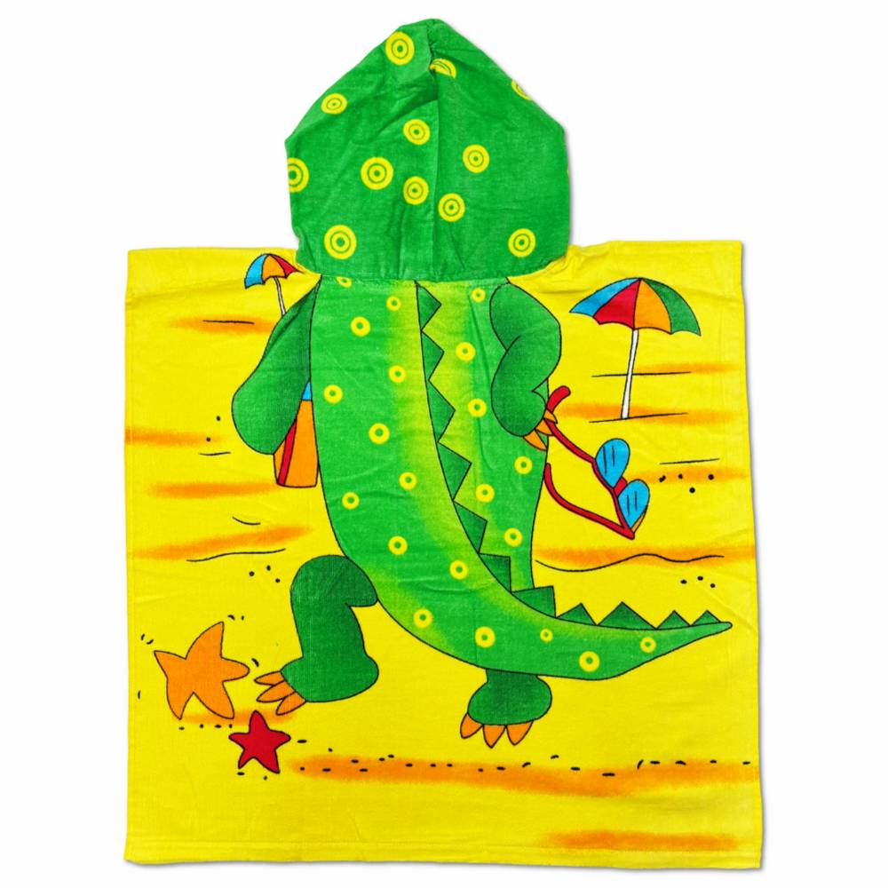Poncho-Telo Mare Spugna New Coccodrillo Personalizzato