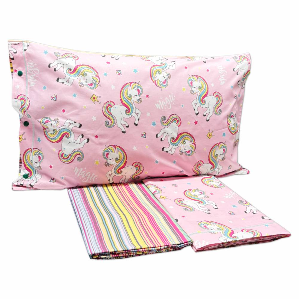 Completo Lenzuola Unicorno Singolo