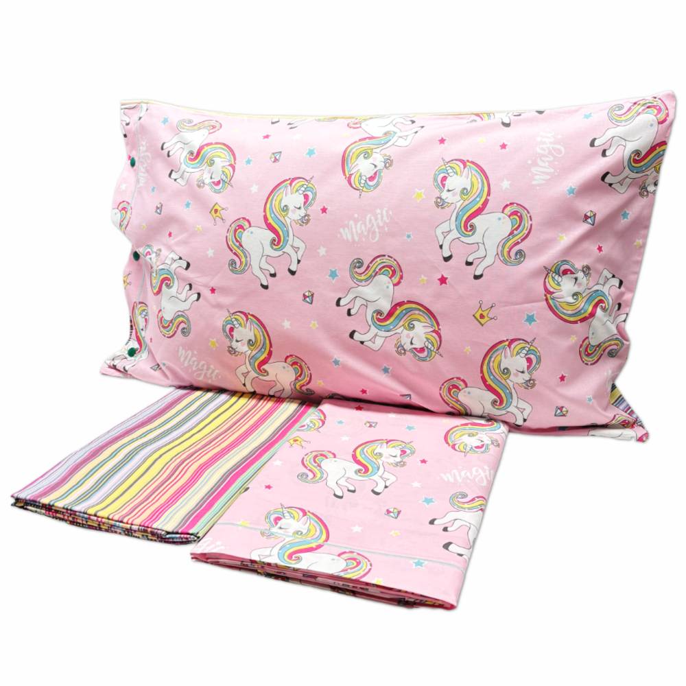 Completo Lenzuola Unicorno Singolo