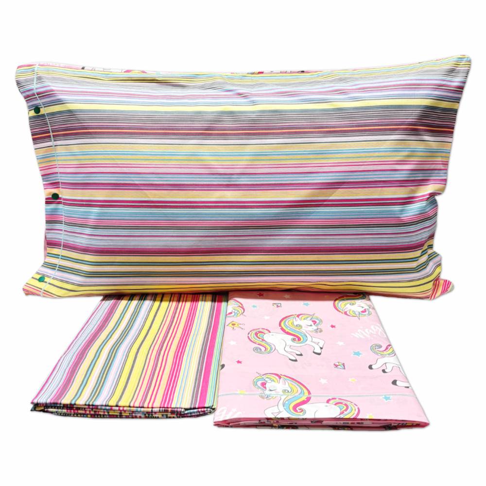 Completo Lenzuola Unicorno Singolo