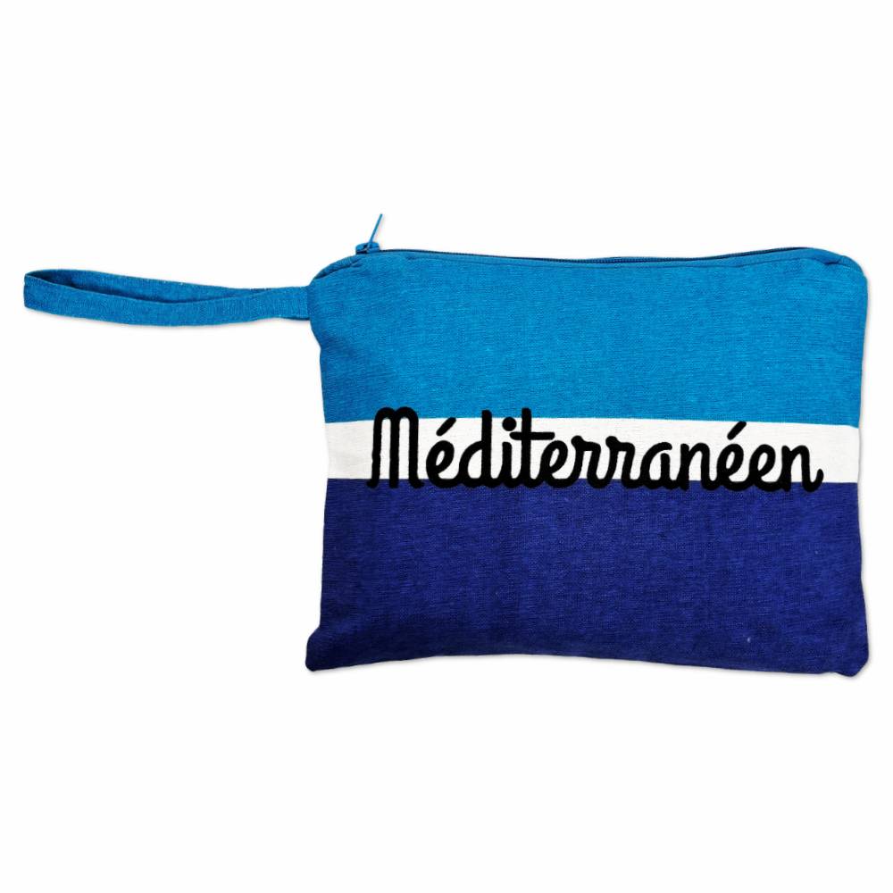Pochette in tessuto Mediterranèen