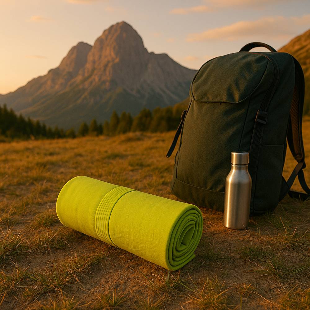 Telo Mare Pareo microfibra Fluo Verde 90 x 170 Personalizzato