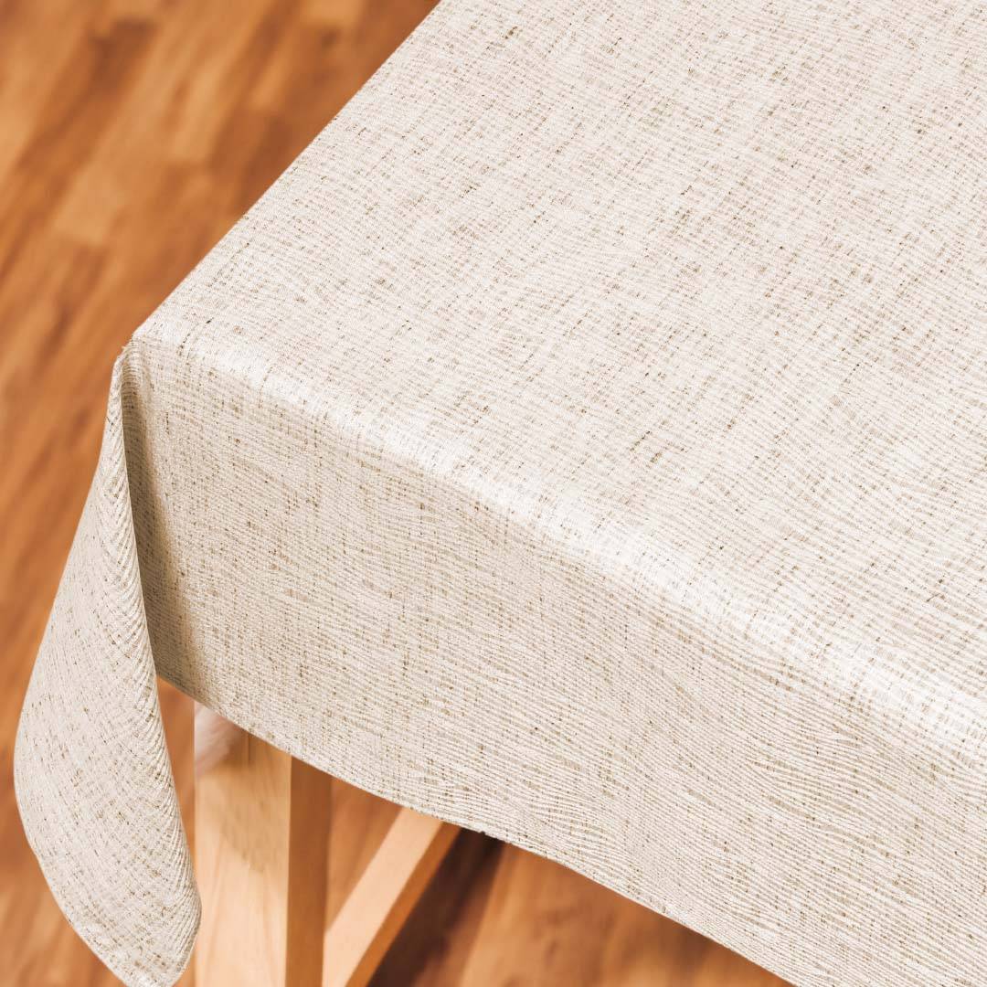 Tovaglia antimacchia Kiki linen legno 140 x 180