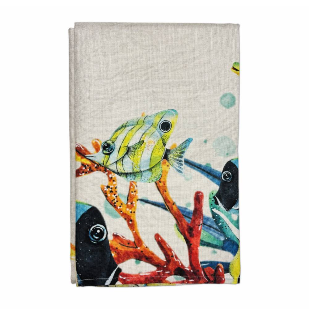 Tovaglia antimacchia Kiki Barriera corallina 140 x 180