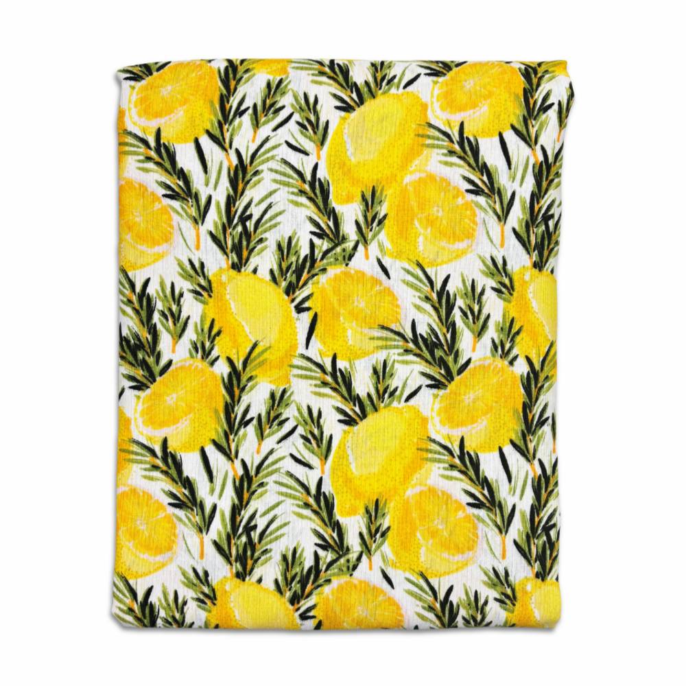 Copridivano copritutto Natura Limoni e rosmarino 250 x 280