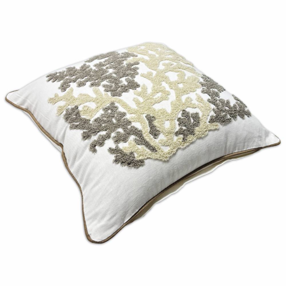 Federa cuscino coral Beige e tortora 45 x 45 
