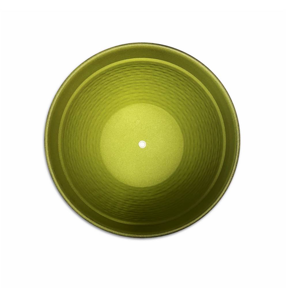 Portavaso in metallo verde diametro 26