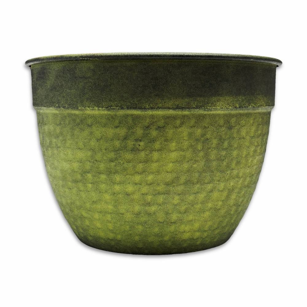 Portavaso in metallo verde diametro 26