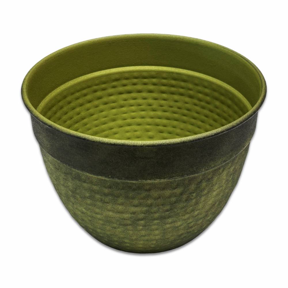 Portavaso in metallo verde diametro 26