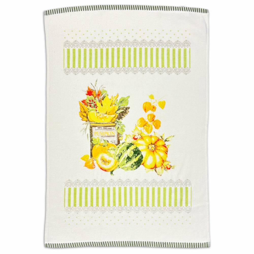 Canovaccio cucina spugna Tutti i frutti Zucche