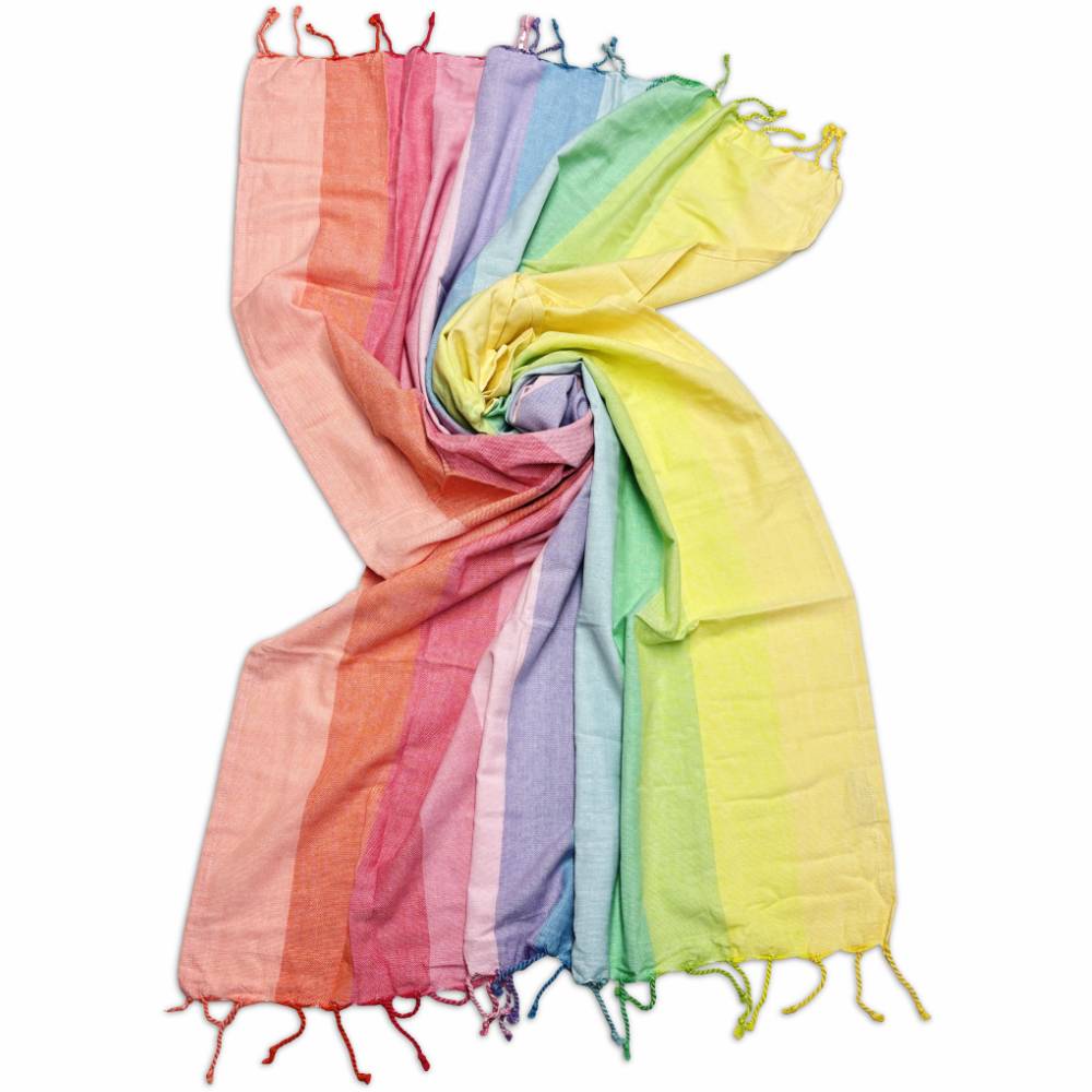 Fouta telo mare Rainbow 100 x 200 Personalizzato